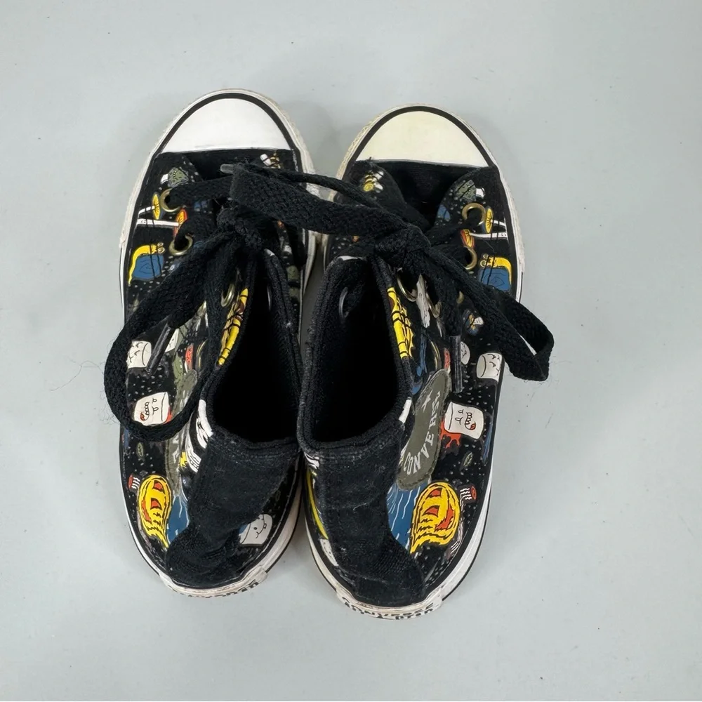Converse Chuck Taylor Kid’s Camp Black‎ High Top Sneakers Size 11